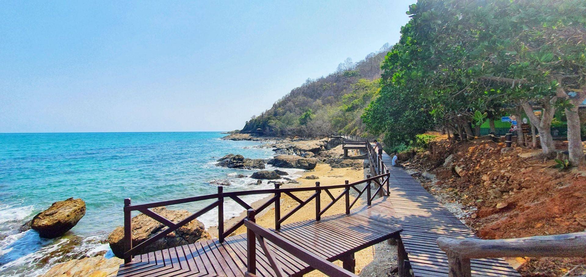 อุทยานแห่งชาติเขาแหลมหญ้า ระยอง จุดกางเต็นท์ริมทะเล